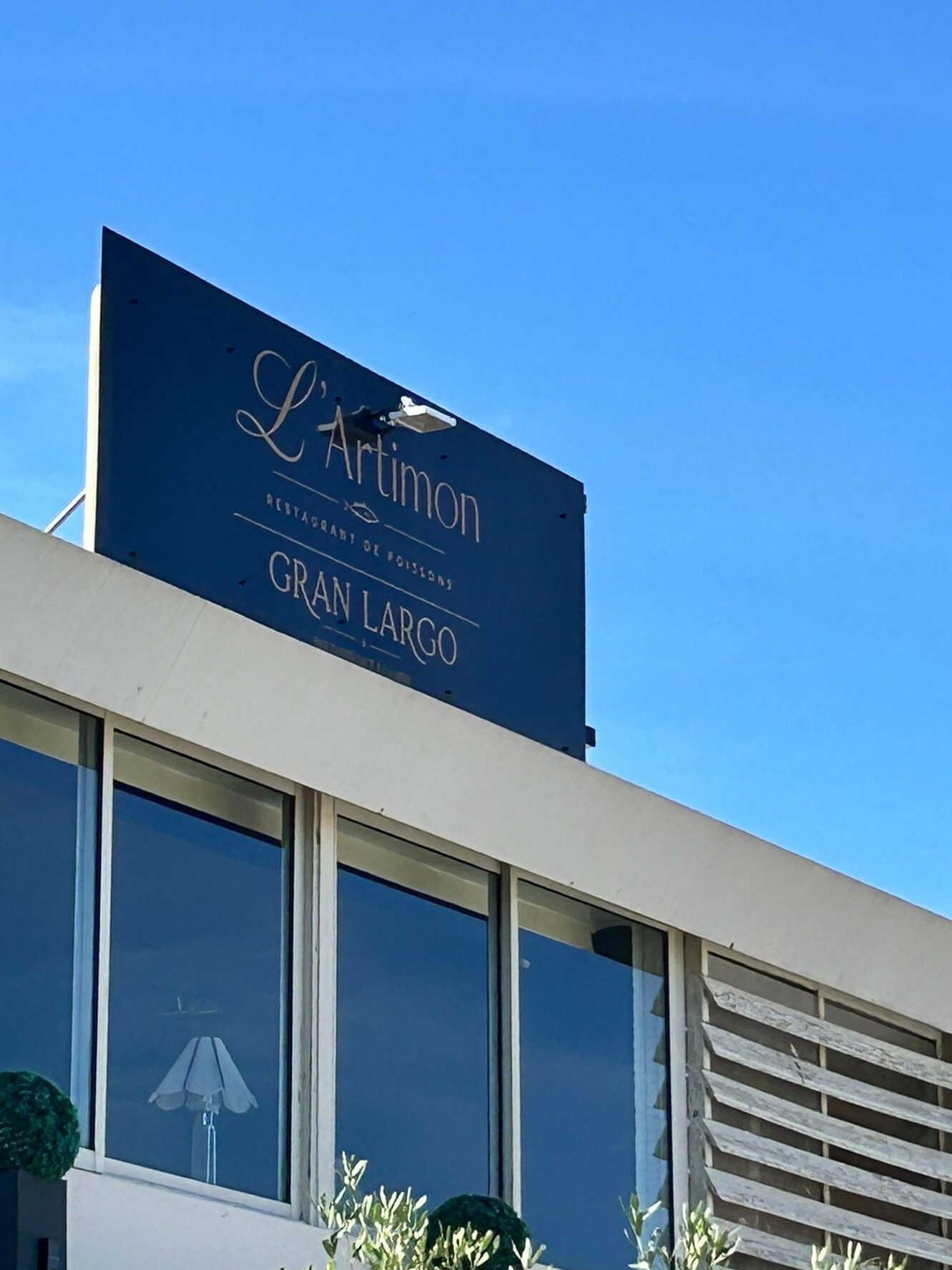 Ensiegne extérieur (toit) L'Artimon